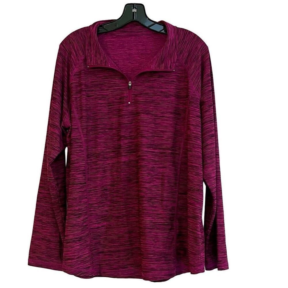 Activewear Long Sleeve Pull-over Top 2XL